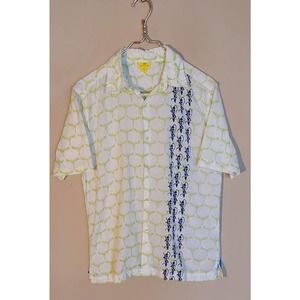 Unisex Roberta Roller Rabbit Shirt Dragonfly/Ants Short Sleeve size XS